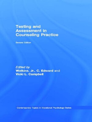 cover image of Testing and Assessment in Counseling Practice